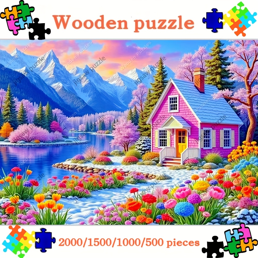 Woodworking Hobby - 2000/1500/1000/500pcs Wooden Jigsaw Puzzle for Adults