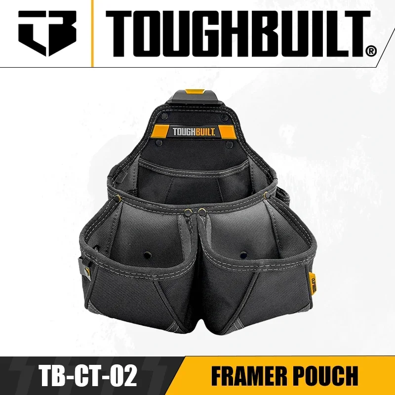 Woodworking Hammer - TB-CT-02 TOUGHBUILT Framer Pouch Dual-pocket Multifunctional