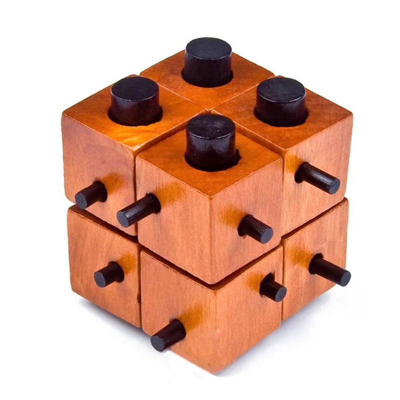 Woodworking Hobby - Wooden Brain Teaser Puzzles Unlock Interlock