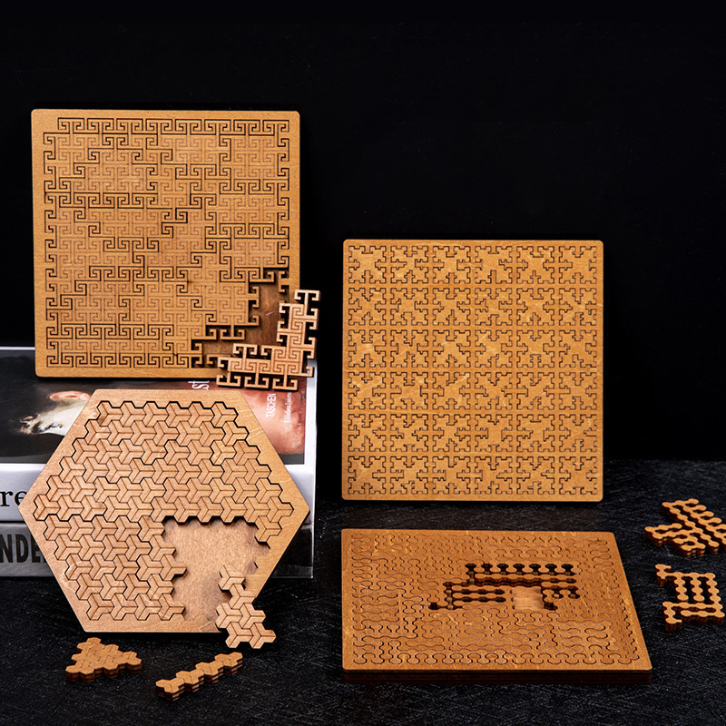 Woodworking Hobby - Impossible Wooden Puzzle IQ Puzzles for