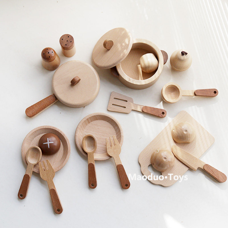Woodworking Kids Toys - Maoduo Toys Beech Wooden Kids Kitchen
