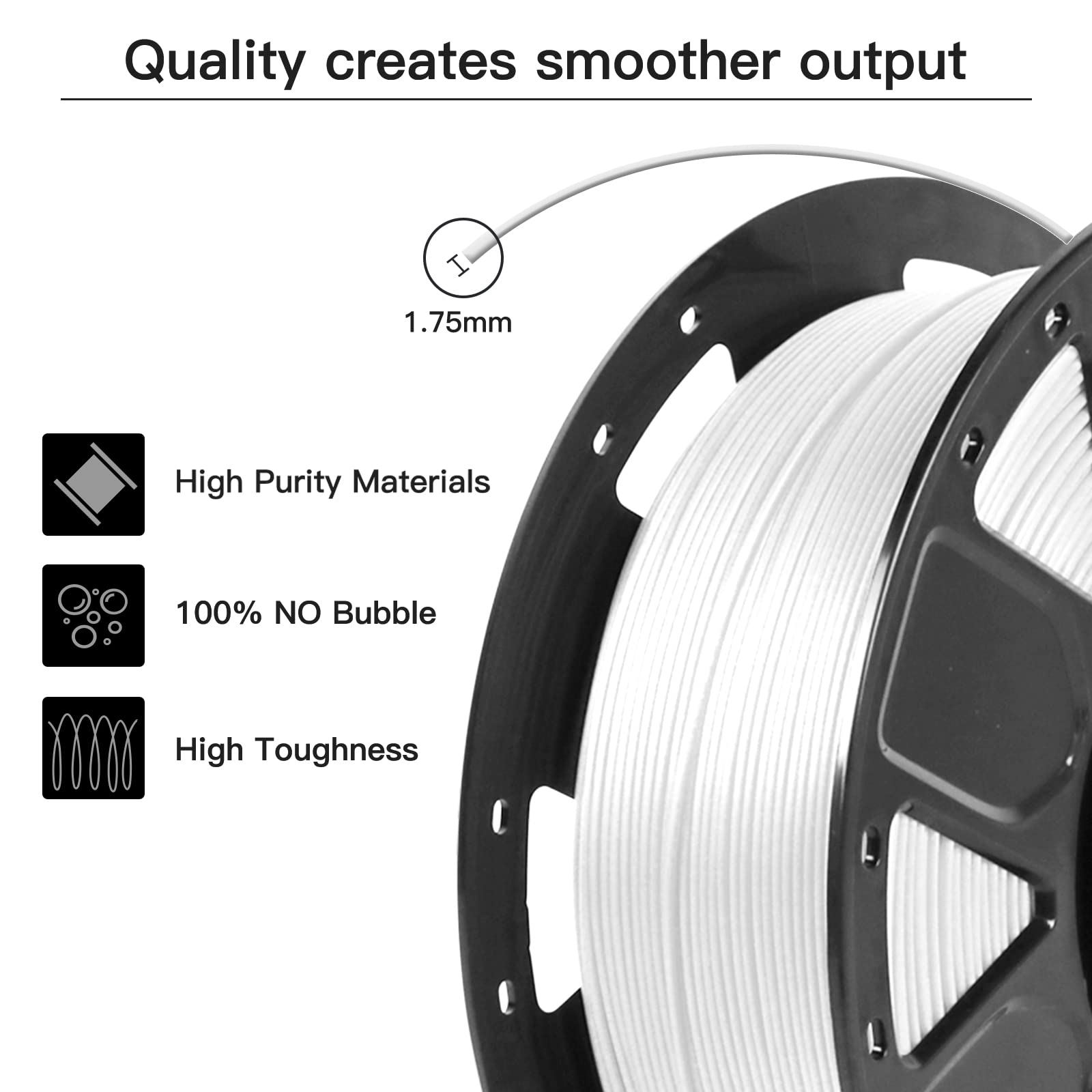 CREALITY 3D 1KG 1.75mm PLA Fil - огляд і ціна Creality Printer Ender 3