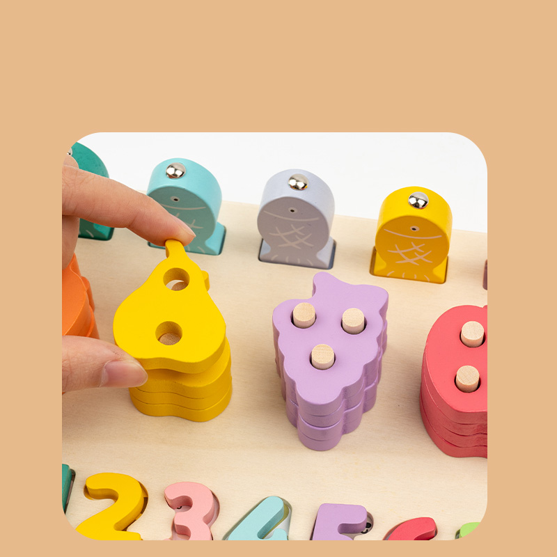 Wooden Multifunctional Logarit - огляд і ціна Woodworking Kids Toys
