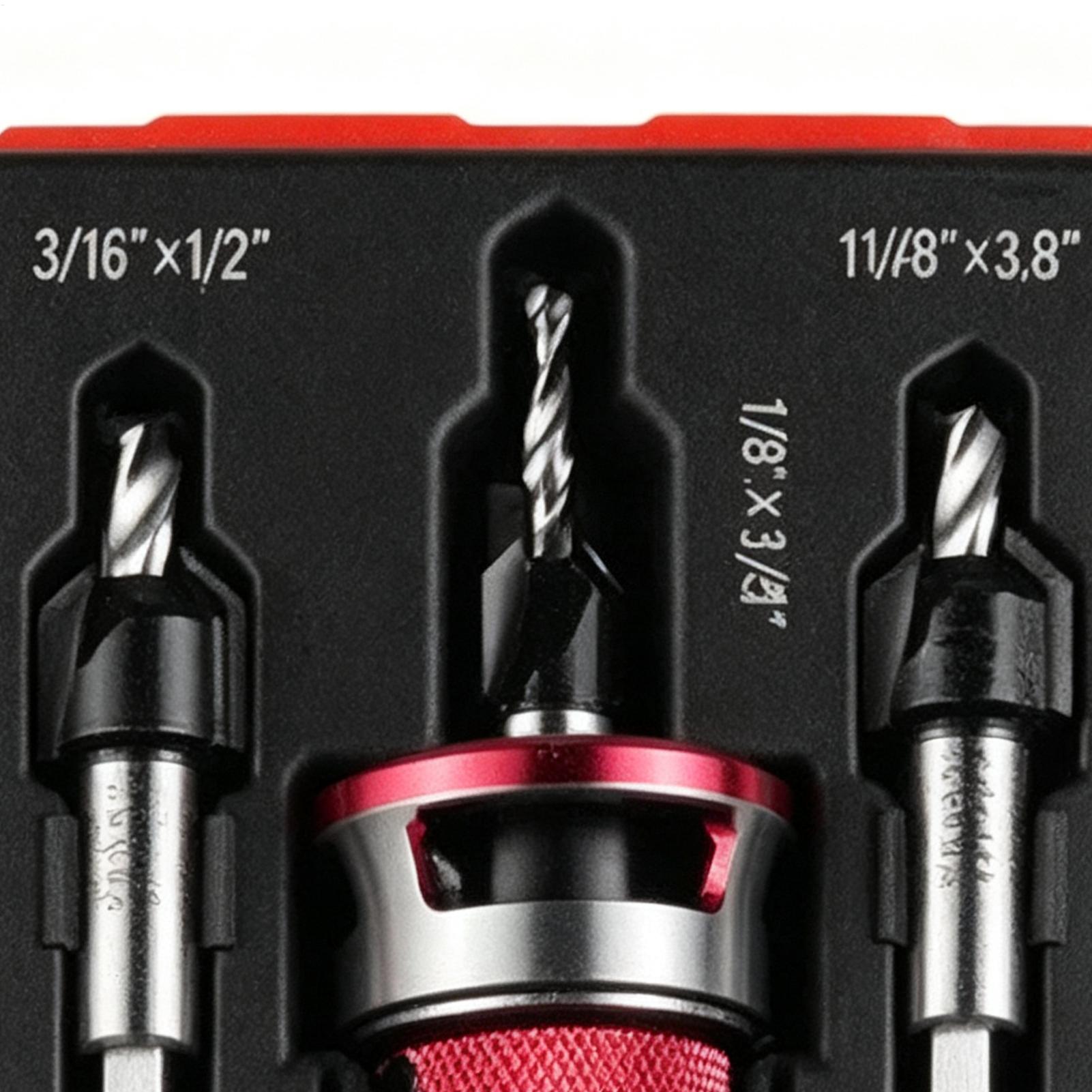 Countersink Drill Bit Set With - огляд і ціна Woodworking Drills