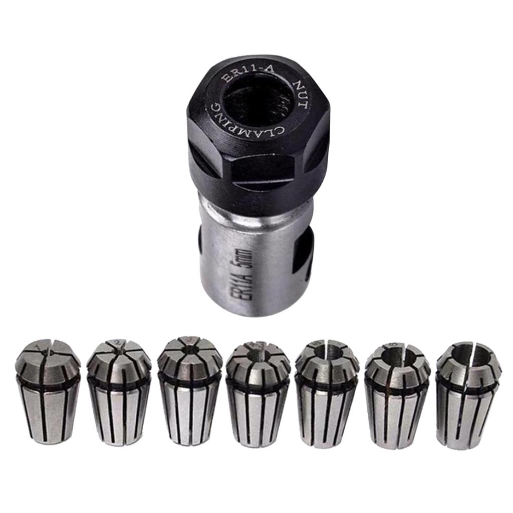 ER11 Spring Collet Set Alloy S - огляд і ціна Woodworking Lathe