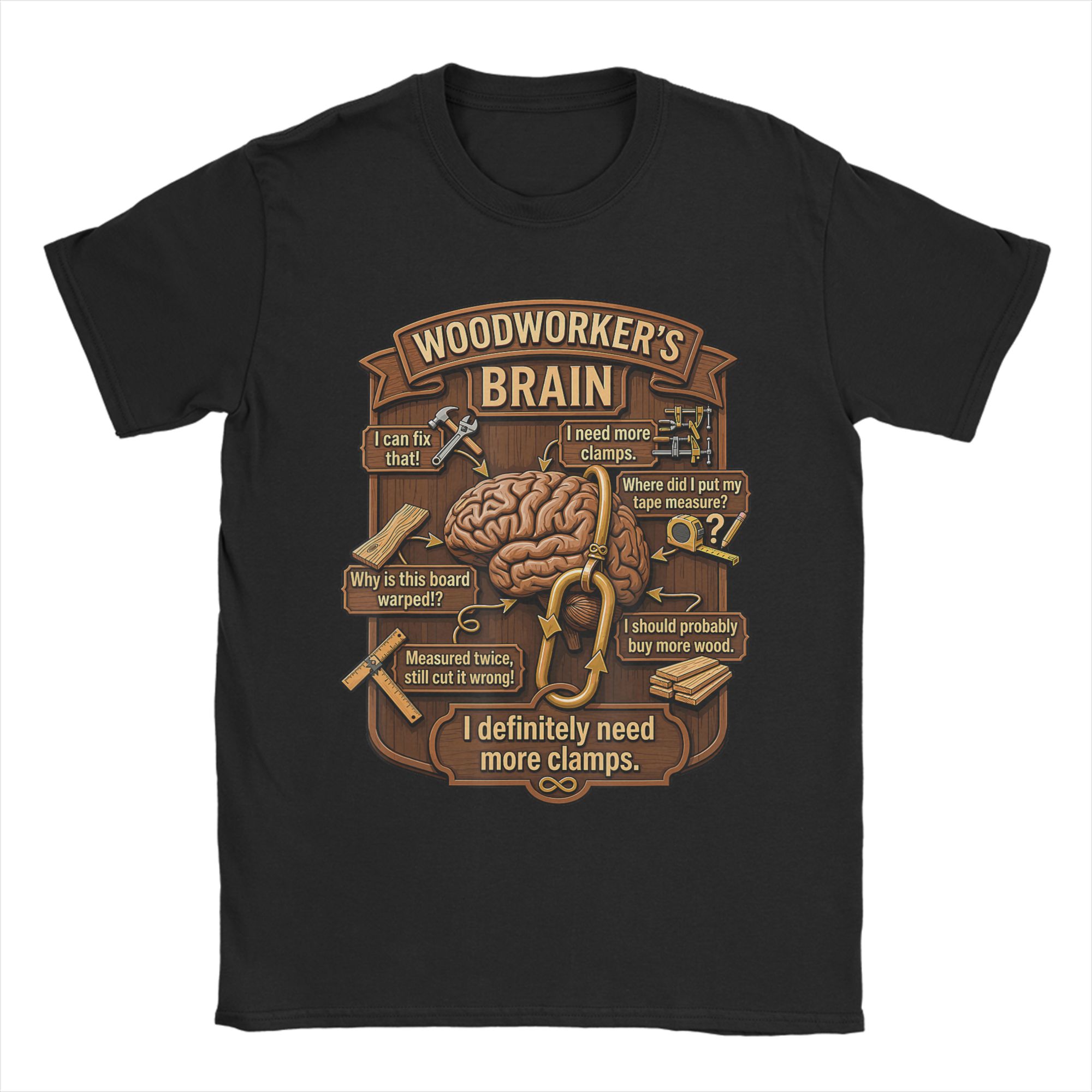 Woodworker Brain Funny Woodwor - огляд і ціна Woodworking Gift Ideas