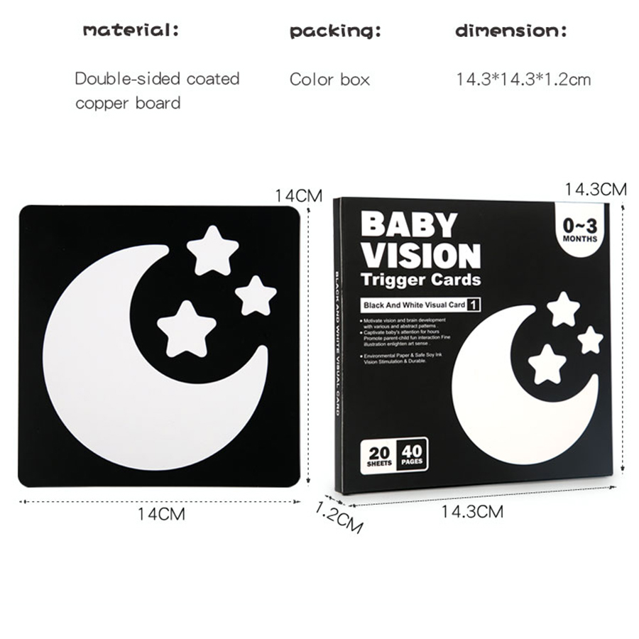 Baby Visual Stimulation Cards  - огляд і ціна Woodworking Kids Toys
