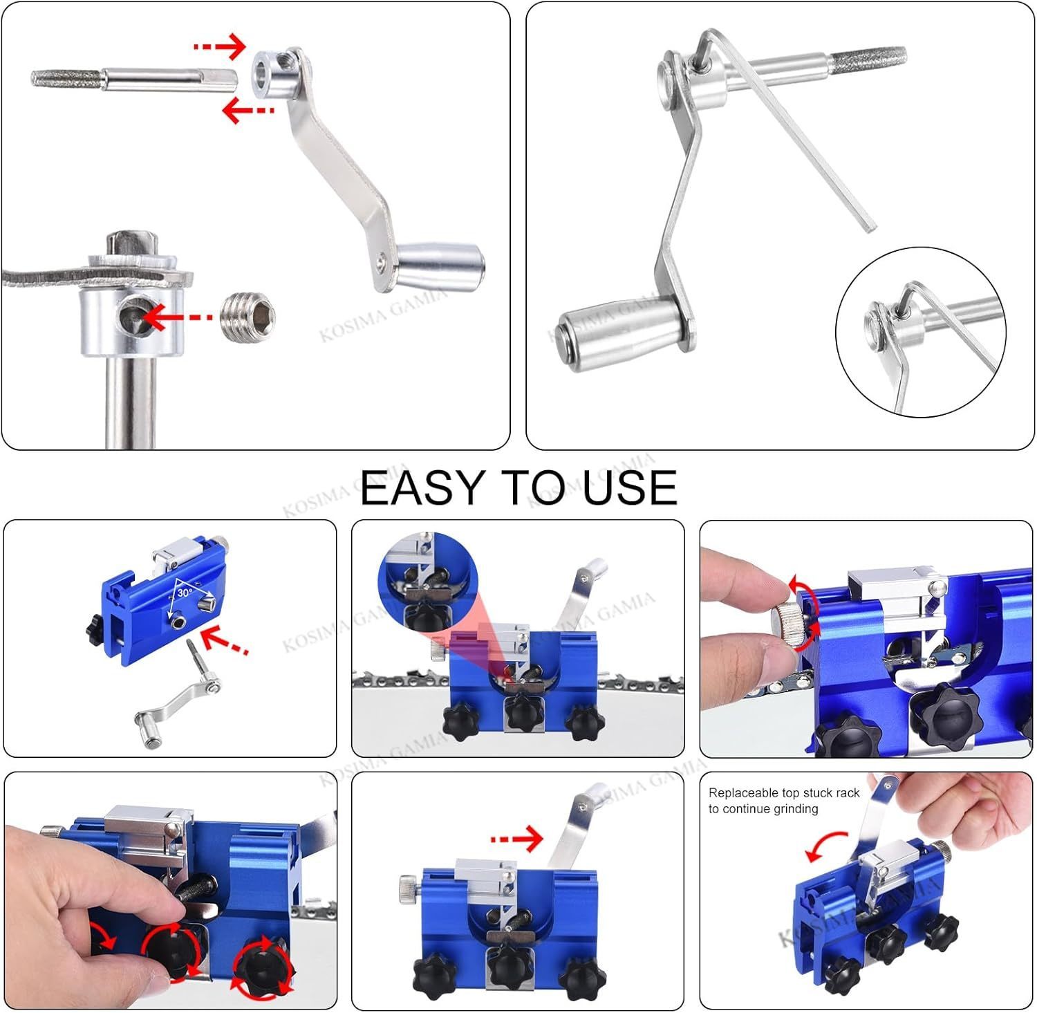 Portable Manual Chain Saw Blad - огляд і ціна Woodworking Shop