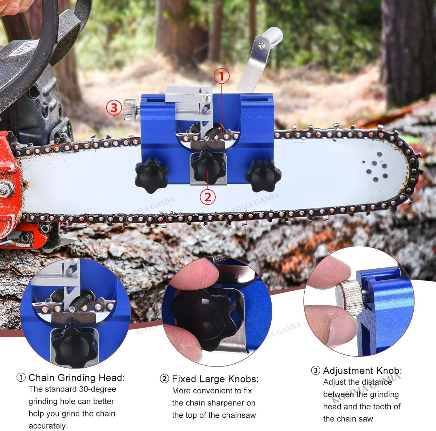 Portable Manual Chain Saw Blad - огляд і ціна Woodworking Shop