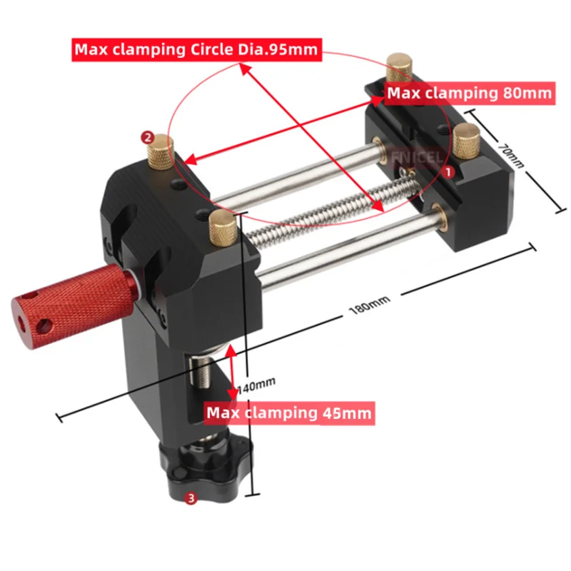 Multifunc Aluminum Alloy Table - огляд і ціна Woodworking Bench Vise