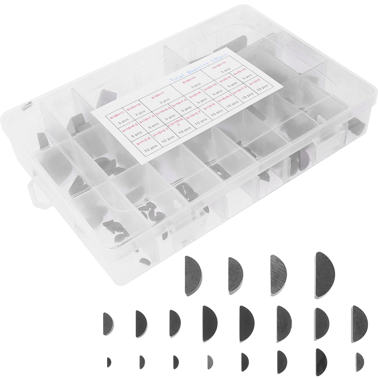 Woodruff Key Assortment Kit Ca - огляд і ціна Woodworking Shop
