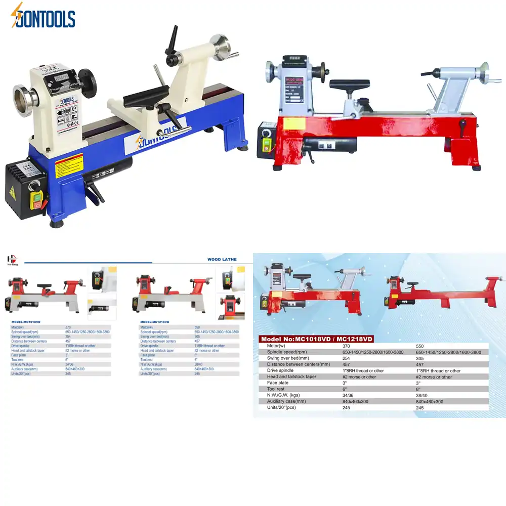 MC 1218 Woodworking Lathe with - огляд і ціна Woodworking Lathe