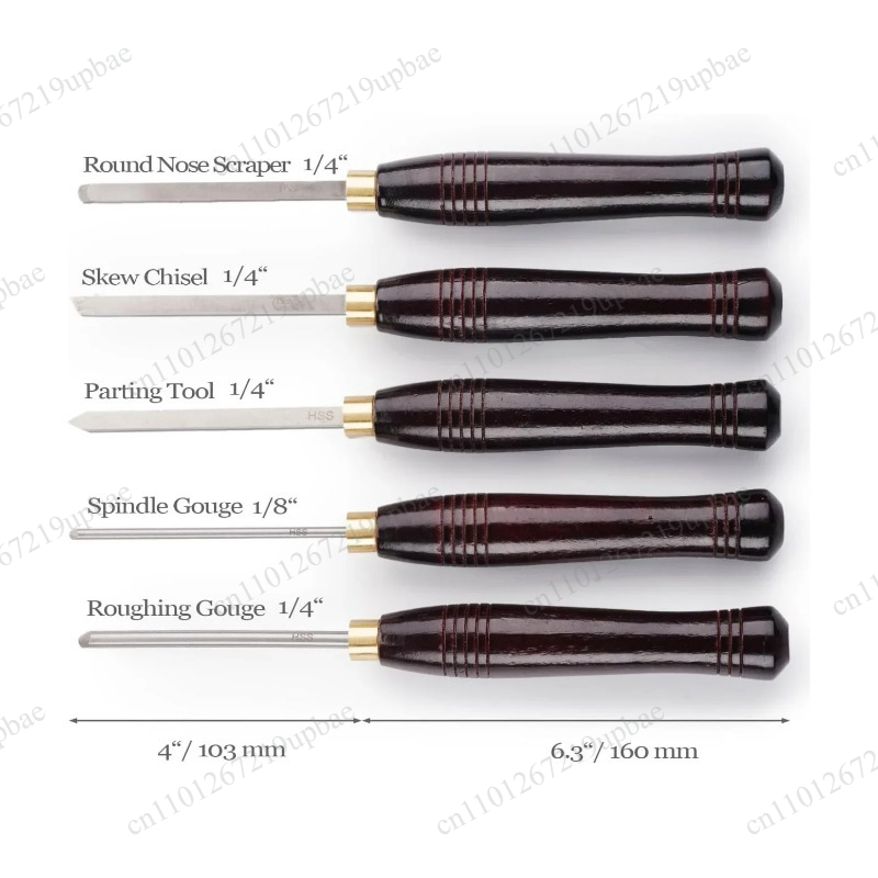5Pcs HSS Lathe Chisel Set High - огляд і ціна Woodworking Lathe