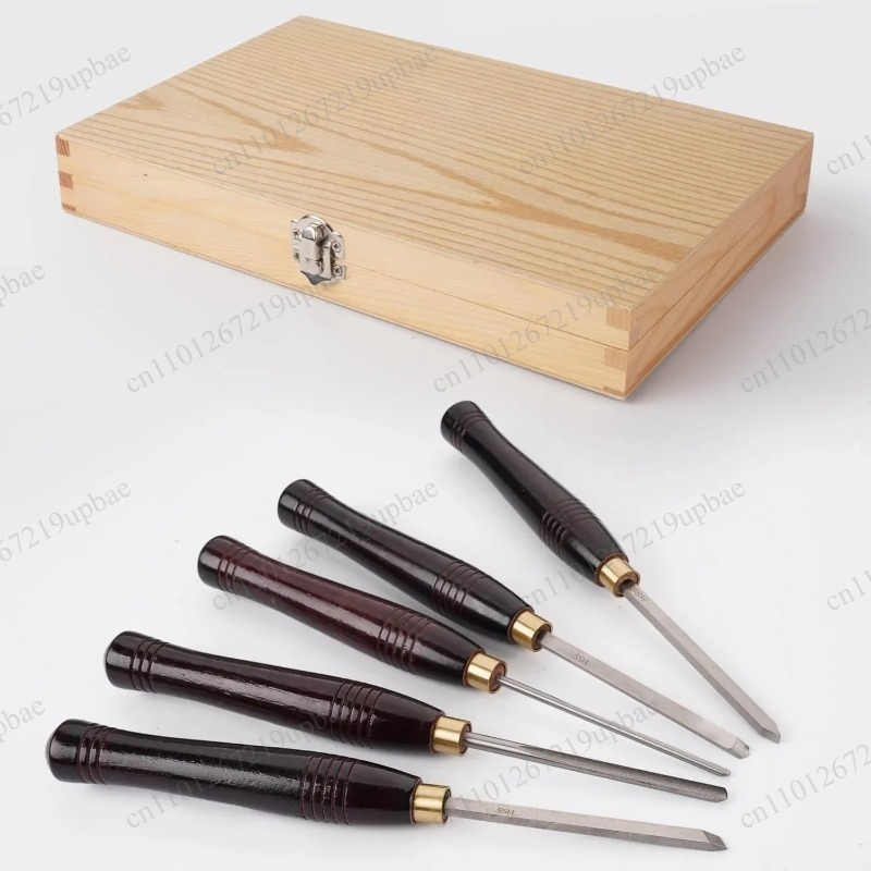 5Pcs HSS Lathe Chisel Set High - огляд і ціна Woodworking Lathe